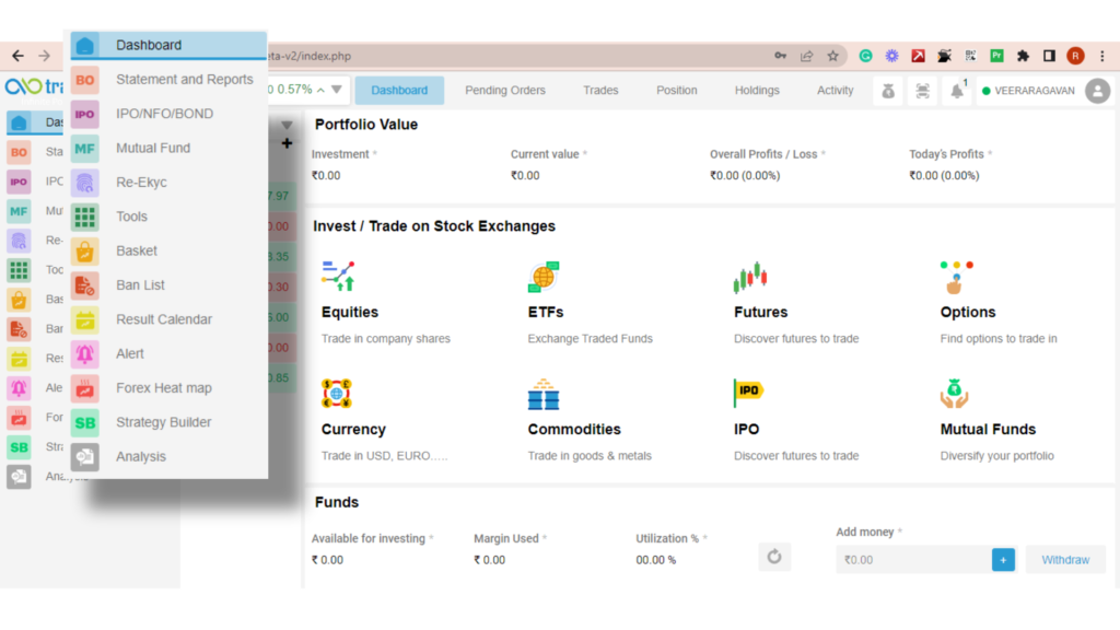 web trading platform