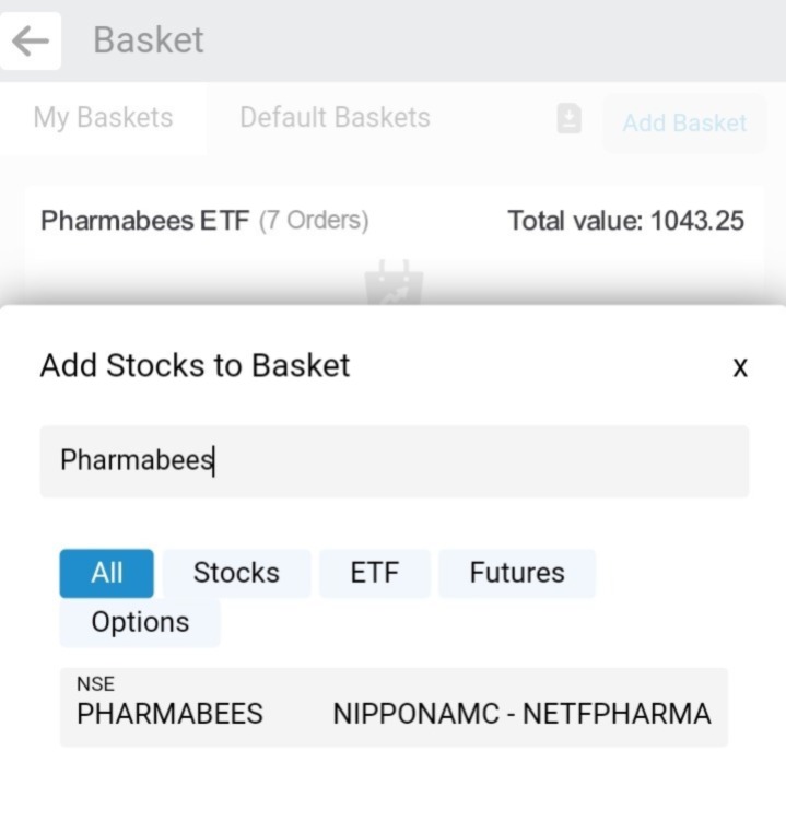 pharma bees etf -navia app