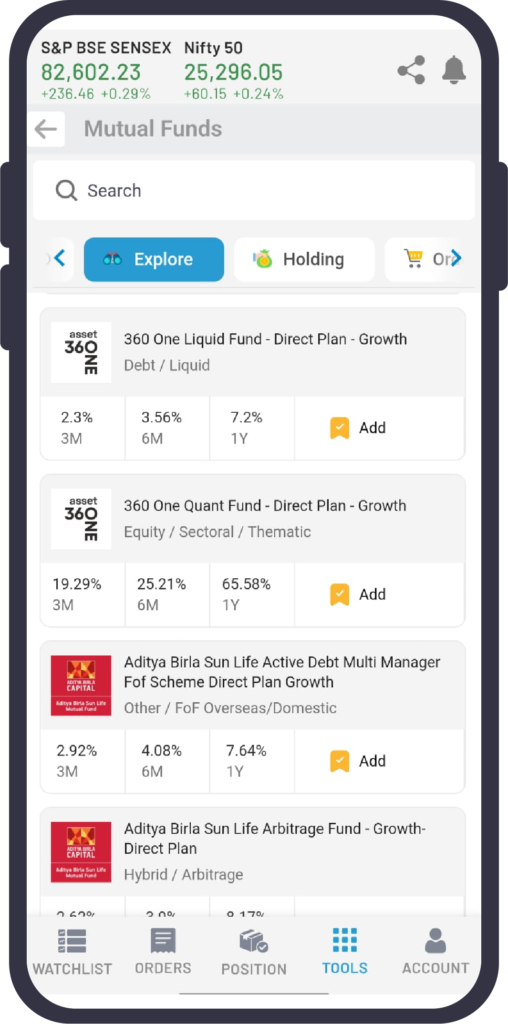 SIP - Mutual fund Platform