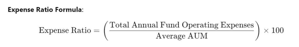 expense ratio formula