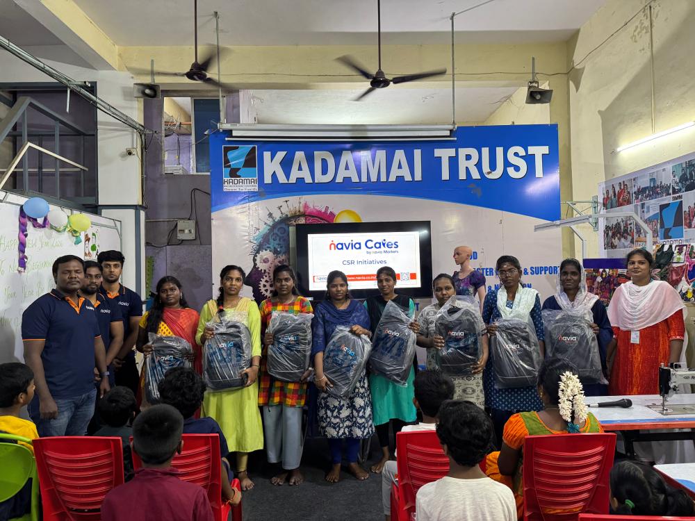 kadamai trust Laptop distribution