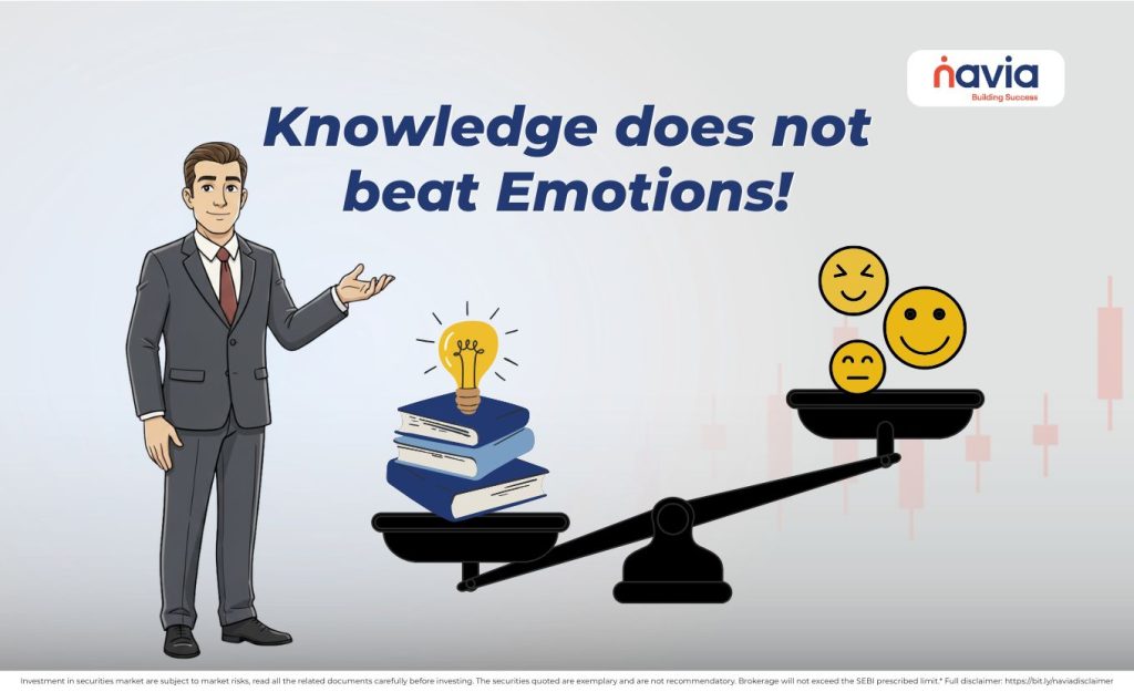 knowledge does not beat emotions