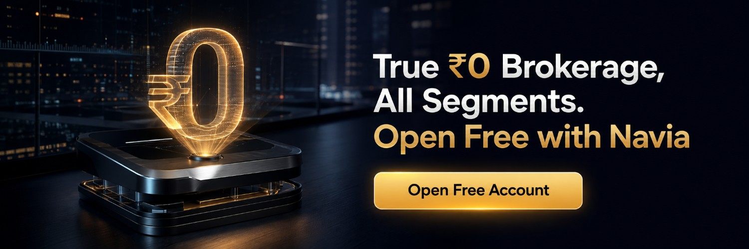 Open a free account with true zero brokerage on the Navia All in One App