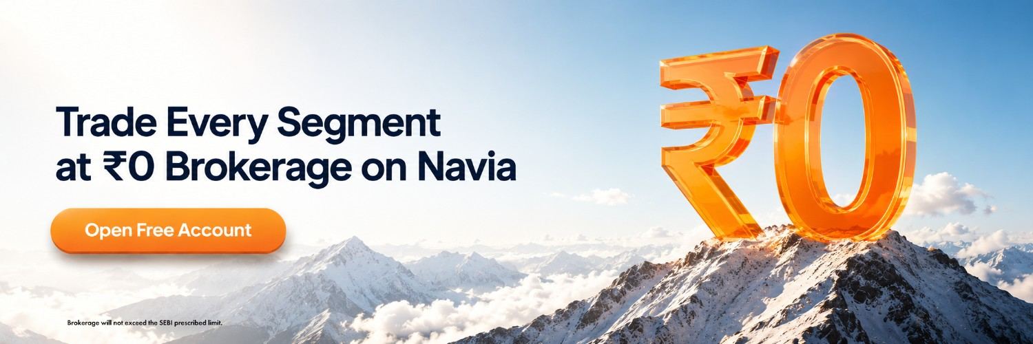 Open a free account with zero brokerage for life on the Navia All in One App
