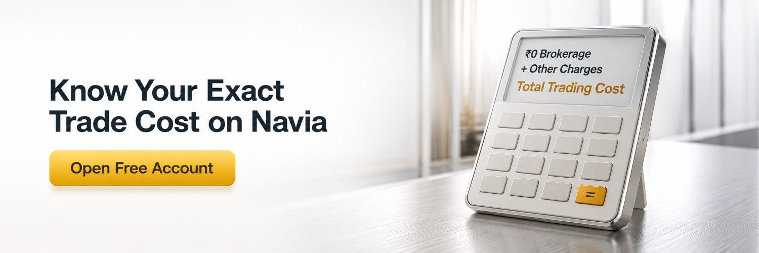 Open a free account with zero brokerage on the Navia All in One App