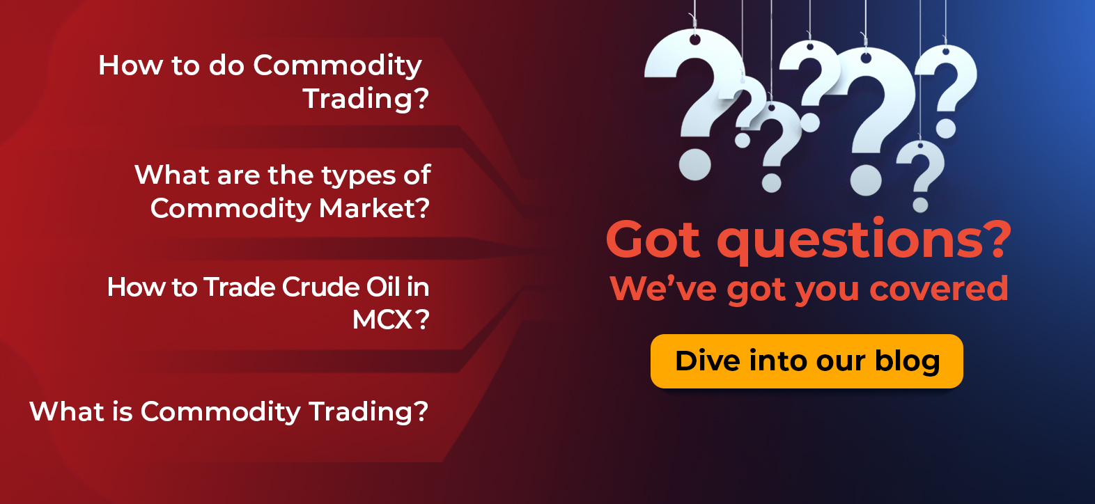 Got questions related to commodity?