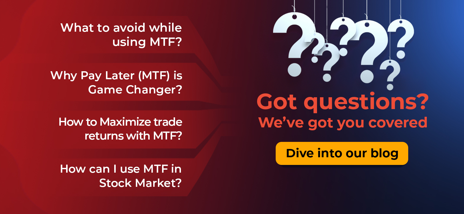 Got questions related to MTF?