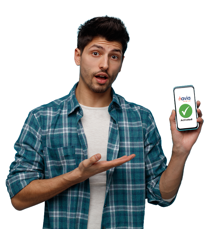 Man holding phone